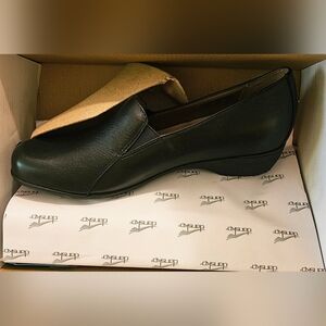 New Dansko Black Leather Farah Women's Slip-On Farah Comfort 8.5-9M